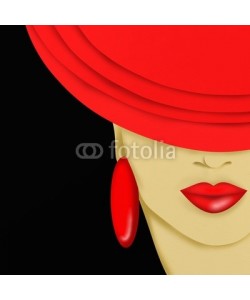 goccedicolore, cappello rosso