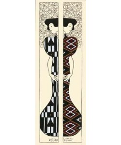 Gustav Klimt, Silhouette I+II