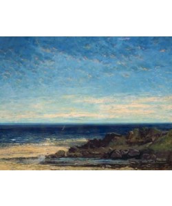 Gustave Courbet, Blaues Meer - blauer Himmel