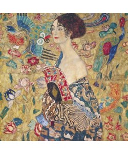 Gustav Klimt, Dame mit Fächer