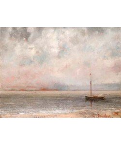 Gustave Courbet  Wolken am Genfer See