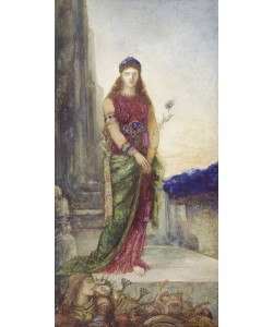 Gustave Moreau, Helena vor der Mauer Trojas