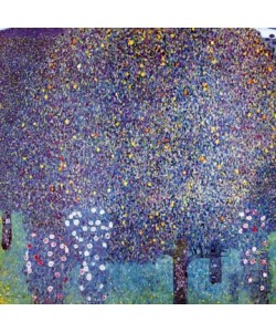 Gustav Klimt, Rosenstrucher unter Bumen