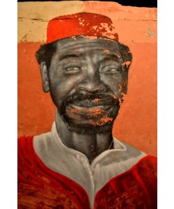 Hady Khandani, BEARED AFRICAN MAN GRAFFITI - MOROCCO