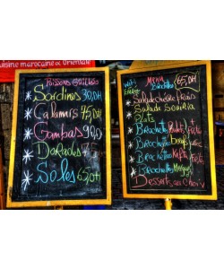 Hady Khandani, HDR - COLORFUL MENU - ESSAOUIRA - MOROCCO