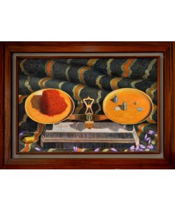 Hady Khandani, PAINTING - SAFFRON SCALE - MOROCCO