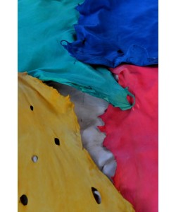 Hady Khandani, PATCHES OF DYED LEATHER 1