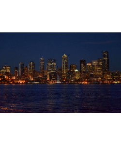 Hady Khandani, SEATTLE SKYLINE BY NIGHT - USA 1