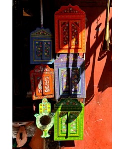 Hady Khandani, SMALL COLORED CABINETS - MARRAKECH - MOROCCO