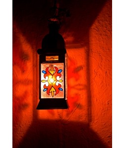 Hady Khandani, STAINED GLASS LAMP AND SHADOWS - MOROCCO 2