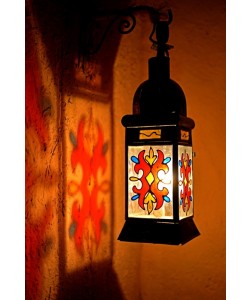 Hady Khandani, STAINED GLASS LAMP AND SHADOWS - MOROCCO 4