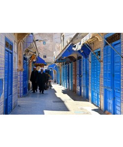 Hady Khandani, ALLEY WITH BLUE DOORS - ESSAOUIRA - MOROCCO