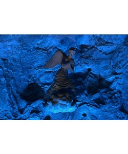 Hady Khandani, ANGEL SCULPTURE 2 - BLUE - SALT CATHEDRAL ZIPAQUIRA