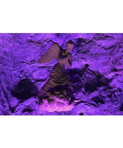 Hady Khandani, ANGEL SCULPTURE 2 - PURPLE - SALT CATHEDRAL ZIPAQUIRA