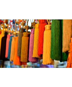Hady Khandani, COLORFULCURTAIN TASSLES