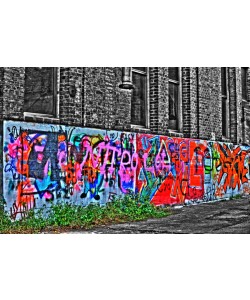 Hady Khandani, COLORSPOT grafitti in industrial ruin Okriftel Germany