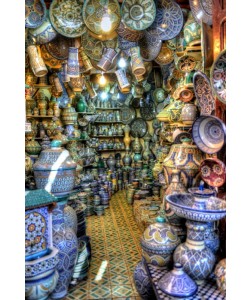 Hady Khandani, HDR - POTTERY SHOP - MARRAKECH - MOROCCO