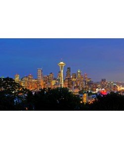 Hady Khandani, NIGHTLY SEATTLE SEEN FROM KERRY PARK