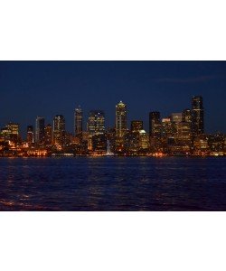 Hady Khandani, SEATTLE SKYLINE BY NIGHT - USA 1