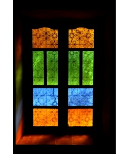 Hady Khandani, WINDOW OF STAINED GLASS - MOROCCO