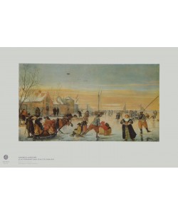 Hendrick Avercamp, Schlittenfahrt und Schlittschuhlauf