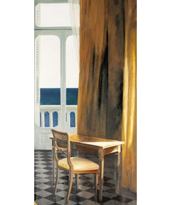 Henningvon Gierke, Interieur mit Sonne und Meer II