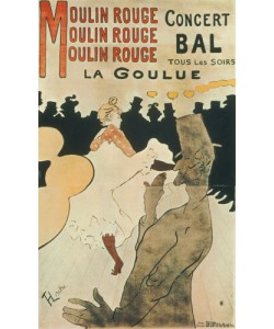 Henri de Toulouse-Lautrec, La Goulue au Moulin Rouge