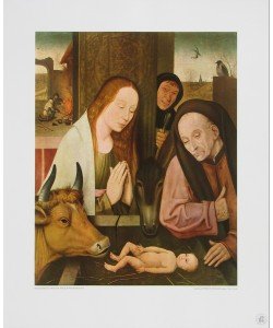 Hieronymus Bosch, Geburt Christi (Kupfertiefdruck)