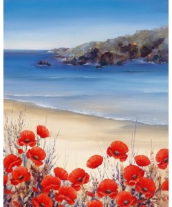 Hilary Mayes, Poppies by the Sea
