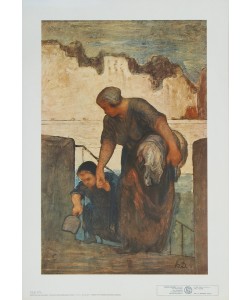 Honoré Daumier, Die Waschfrau