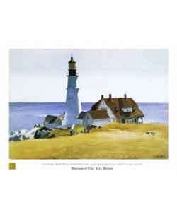Edward Hopper, Lighthouse and Buildings