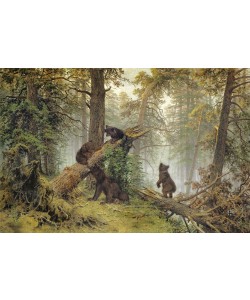 I. Shishkin/ Tretyakov Gal., MORING IN A PINE WOOD
