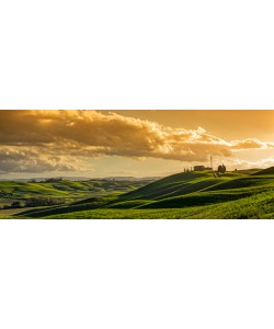 Rolf Fischer, Toscana Crete Abendstimmung