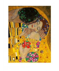 Gustav Klimt, Der Kuß (Ausschnitt)