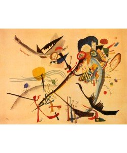 Wassily Kandinsky, Study for a blue segment