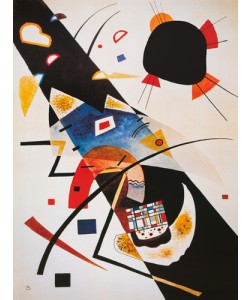 Wassily Kandinsky, Deux taches noires, 1923