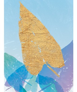 SARA Design, Goldnes Sommerblau I