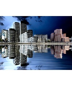 Rolf Fischer, Gehry Bauten Düsseldorf im Medienhafen