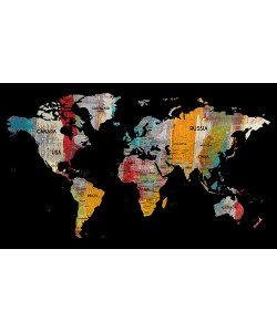 Irena Orlov, Worldmap in colors II
