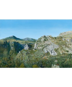 Pascal Pontoire, Vue panoramique du village de Gourdon