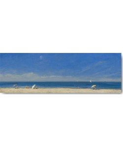 Alberto Valentini, Mothers with Children at the Beach