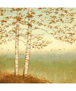 James Wiens, Golden Birch I with Blue Sky