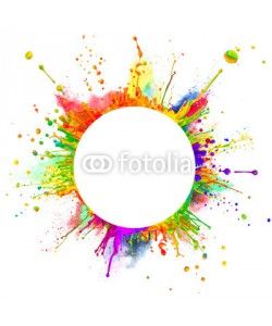 Jag_cz, Colored paint splashes in round shape