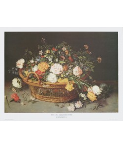 Jan Brueghel der Jüngere, Stilleben: Ein Blumenkorb