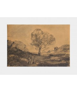 Jean-Baptiste Camille Corot, Landschaft mit Baum