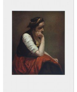 Jean-Baptiste Camille Corot, Sinnendes Mädchen