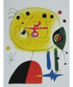 Joan Miró, And Fix the Hairs of the Star