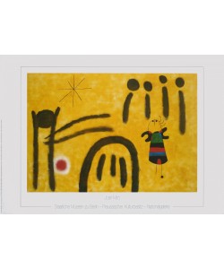 Joan Miró, Die kleine Blonde im Park der Attraktionen