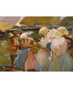 Joaquin Sorolla, Fischerfrauen am Strand