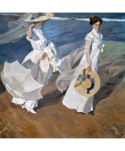 Joaquin Sorolla, Spaziergang an der Küste